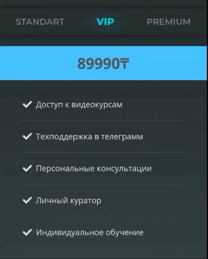 Сайт онлайн-курса «Заработок на тендерах» – ViaTender.kz — разработка под ключ — Скриншот 3