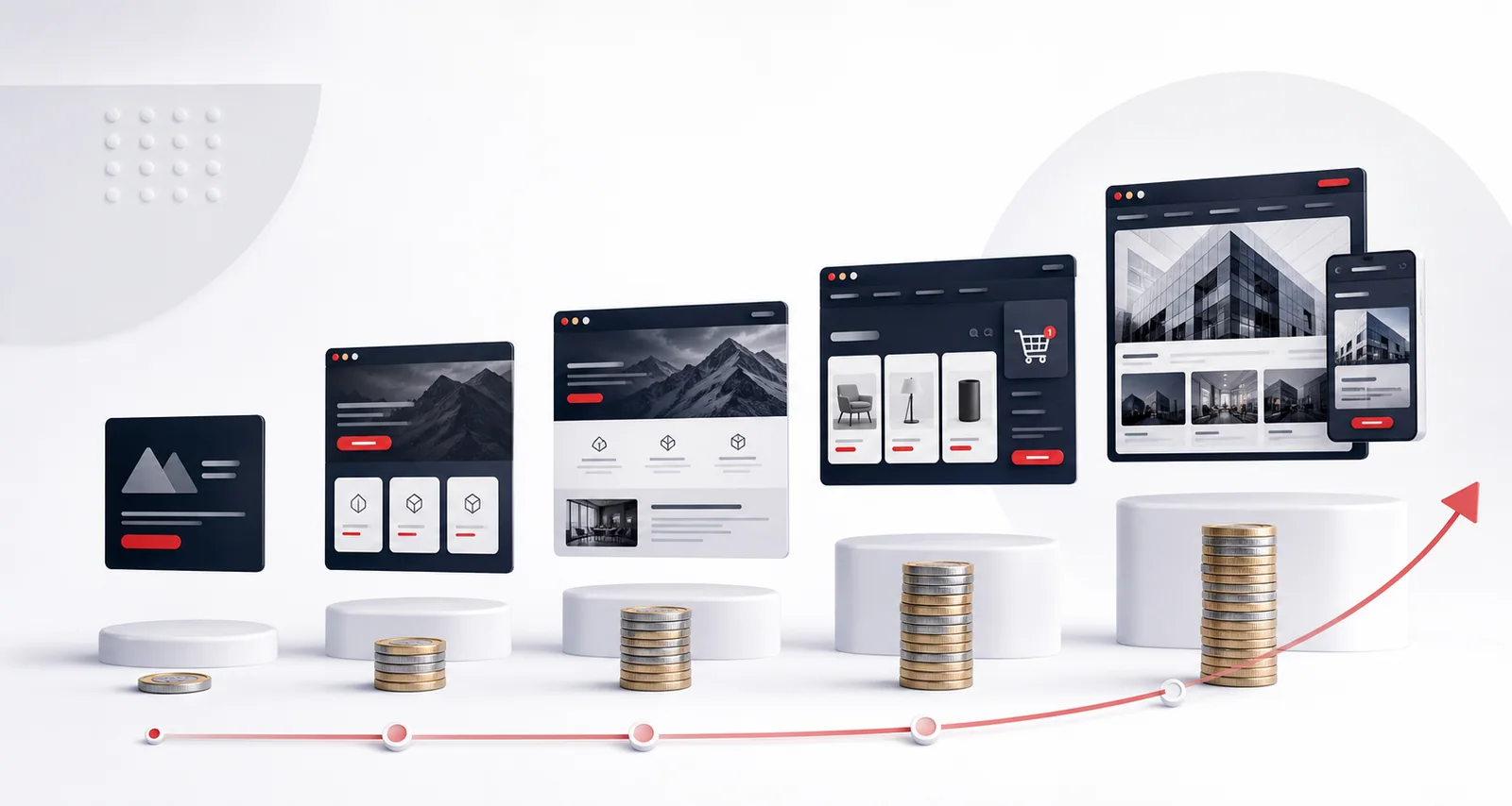 Типы сайтов и уровни стоимости разработки в Казахстане